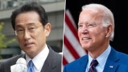 Japan PM Fumio Kishida Holds First Telephonic Talks With US President Joe Biden, Agree to Strengthen Alliance