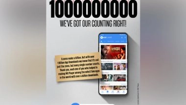 Business News | MX Player Hits the 1 Billion+ Downloads Mark on Google Play Store