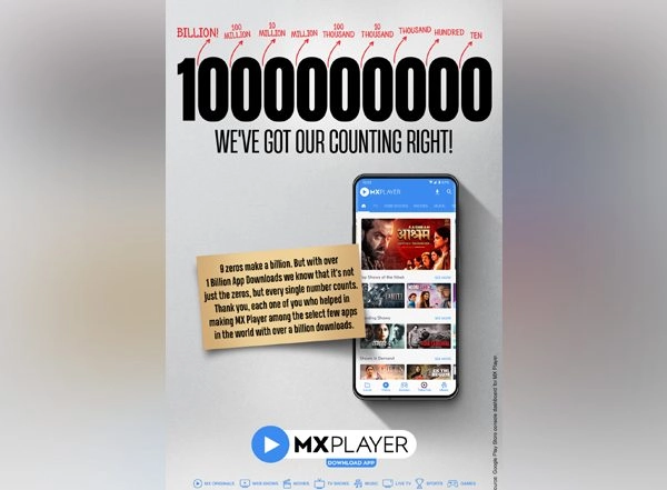 Business News | MX Player Hits the 1 Billion+ Downloads Mark on Google Play Store