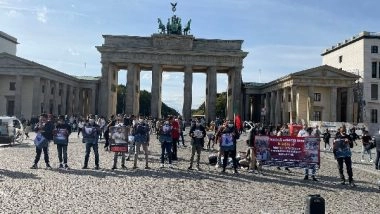 World News | Baloch Activists Hold Anti-Pakistan Protest Against Atrocities in Balochistan