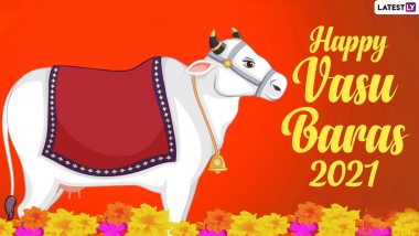 Vasu Baras 2021 Date in Maharashtra: When Is Govatsa Dwadashi? Know Tithi, Shubh Muhurat, Puja Vidhi, Significance, Vrat Katha and Rangoli Designs To Celebrate the First Day of Diwali