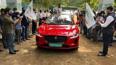 Business News | Historic Green Mumbai Drive 2021 Featuring Every Electric Car Brand Organised by Autocar India and Adani Electricity