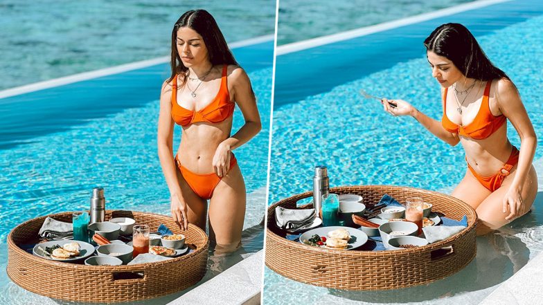 Alaya F Is Breaking the Rules in a Stunning Orange Bikini and Is Looking Gorgeous While Doing It