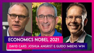 Economics Nobel 2021: David Card, Joshua Angrist & Guido Imbens, US-Based Economists Declared Winners