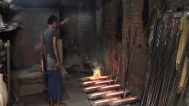 India News | Handicraft Artisans in UP's Moradabad in Dire Straits Due to Coal Shortage
