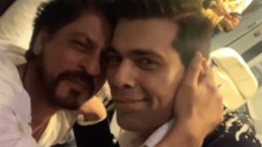 Karan Johar Shares All Smiles Picture With Shah Rukh Khan Post Aryan Khan's Bail