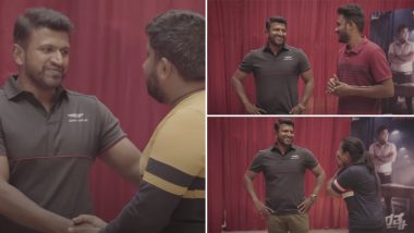 Puneeth Rajkumar’s Video Surprising His Fans Ahead Of The Release Of His Last Film Yuvarathnaa Is Going Viral