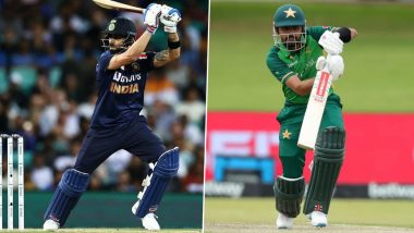 India vs Pakistan, ICC T20 World Cup 2021: Virat Kohli vs Babar Azam Stats Comparison; Here’s How the Two Star Batsmen Fare Against Each Other in T20Is