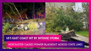 US's East Coast Hit By Intense Storm, Nor'easter Causes Power Blackout Across State Lines