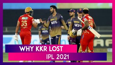 Kolkata Knight Riders vs Punjab Kings IPL 2021: 3 Reasons Why KKR Lost