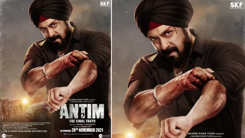 Antim – The Final Truth: Here’s the Motion Poster Featuring Salman Khan in a Strong Avatar (Watch Video)