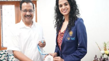 Sports News | Arvind Kejriwal Meets Ace Chess Player Tania Sachdev