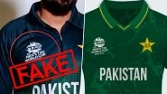 Fact Check: Did Pakistan Write UAE Instead of India on Their Official ICC T20 World Cup 2021 Jersey?