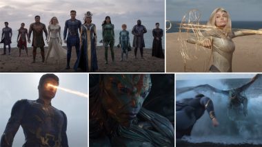 Eternals New Footage Sees Angelina Jolie, Salma Hayek and Others Fight the Deviants To Safeguard Humanity! (Watch Video)