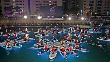 Busan International Film Festival 2021 Offers Crazy Movie-Watching Experience in Paddleboards at the Beach