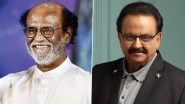 Annaatthe: Superstar Rajinikanth Remembers Late SP Balasubrahmanyam After His First Single &lsquo;Annaatthe Annaatthe&rsquo; Releases From the Film