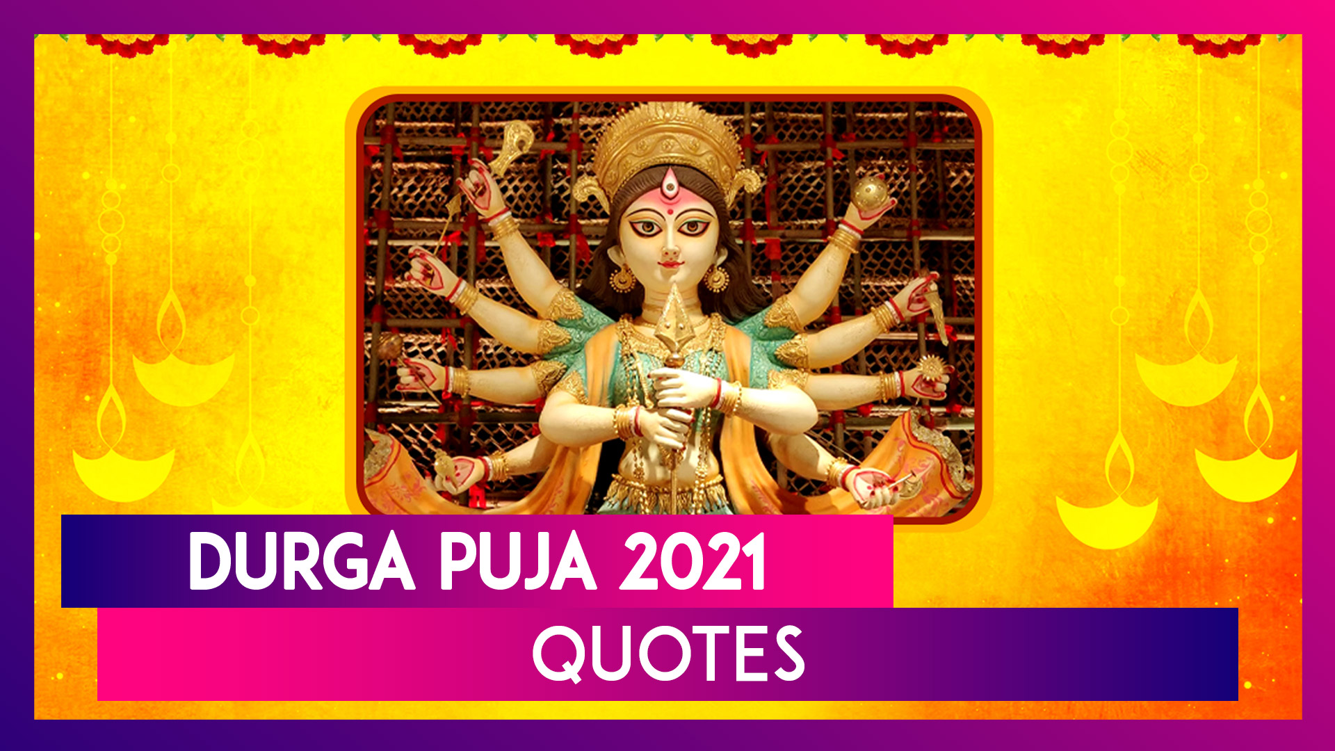 1920px x 1080px - Durga Puja 2021 Quotes Pujo Wishes, WhatsApp Messages and SMS to Share  During The Festivities | ðŸ“¹ Watch Videos From LatestLY