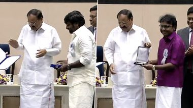 67th National Film Awards: Vijay Sethupathi Receives Best Supporting Actor Award For Super Deluxe; D Imman Receives Best Music Director Award For Viswasam (View Pics)
