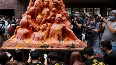 World News | University of Hong Kong Orders Removal of Tiananmen Massacre Statue Pillar of Shame