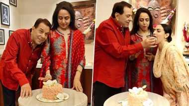 Hema Malini Shares Birthday Celebration Pics Alongside Dharmendra, Daughter Esha Deol, Ramesh Sippy and Others