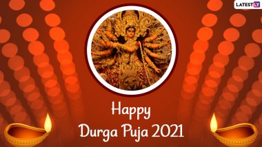 Happy Durga Puja 2021 Greetings: Celebrate Durga Ashtami With WhatsApp Messages, HD Images, Facebook Quotes and Status, SMS and Send During Durgotsav