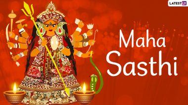 Happy Maha Sasthi 2021 Greetings: WhatsApp Messages, HD Images, Wallpapers and SMS To Send Shubho Shashti Wishes to Family and Friends