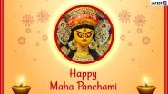 Durga Puja Maha Panchami 2021 Wishes & HD Images: WhatsApp Stickers, Telegram Pics, Facebook Messages, Greetings, Quotes, Instagram Stories and GIFs To Celebrate Maa Durga Festival