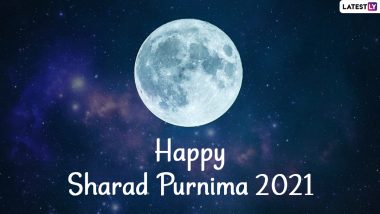 Sharad Purnima 2021 Wishes & HD Images: WhatsApp Messages, Quotes, Status, Facebook Greetings and SMS To Send on Kojagari Lakshmi Puja