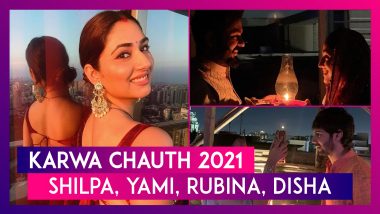 Karwa Chauth 2021: Shilpa Shetty, Yami Gautam, Sonali Bendre, Rubina Dilaik, Rahul Vaidya, Disha Parmar & Others Celebrate