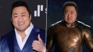Eternals: Ma Dong-seok Opens Up About His Character Gilgamesh in the Superhero Movie, Says &lsquo;It Reflects My Signature Action Style&rsquo;