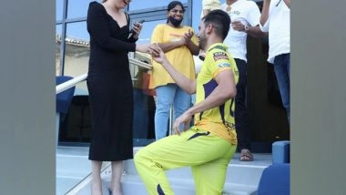 Sports News | 'She Said Yes': Deepak Chahar Proposes to Girlfriend After Match Against Punjab Kings