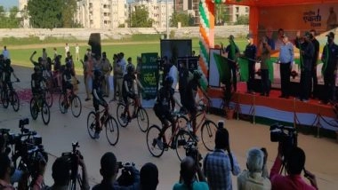 India News | Gujarat CM Flags off ITBP Cycle Rally from Ahmedabad