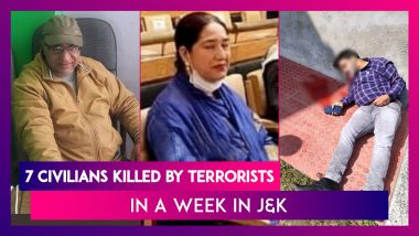 Seven Civilians Killed By Terrorists In A Week In J&K Including Two Teachers Shot Dead In Latest Attack