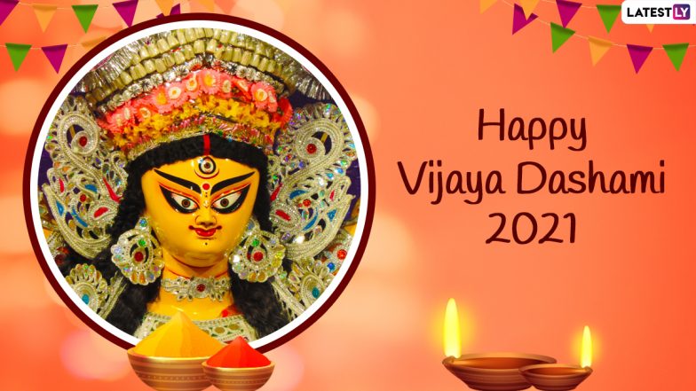 Subho Bijoya Dashami 2021 Greetings: WhatsApp Status Video, Wishes, Messages, Quotes and Images To Send on the Day of Durga Visarjan