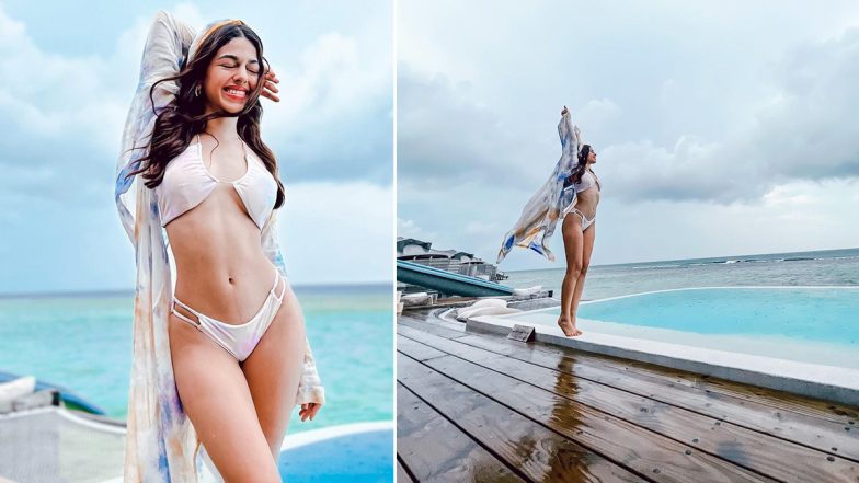 Alaya F Flaunts Her Million Dollar Smile in Hot White Bikini From Maldives! (View Pics)