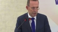 World News | China Slams Former Australian PM Tony Abbot over Taiwan Visit