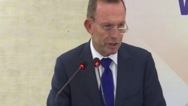 World News | China Slams Former Australian PM Tony Abbot over Taiwan Visit