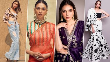 Aditi Rao Hydari Birthday Special: Padmaavat Beauty Redefines Elegance With Her Impeccable Style Shenanigans (View Pics)