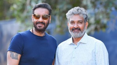 SS Rajamouli Turns 48: Ajay Devgn Wishes the Filmmaker With an Unseen Picture From the Sets of RRR!
