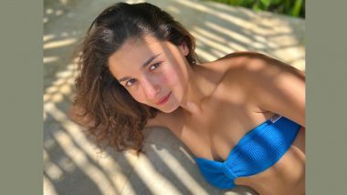 Alia Bhatt Drops a Stunning Sun-Kissed Picture in a Blue Strapless Bikini From Her Vacay!