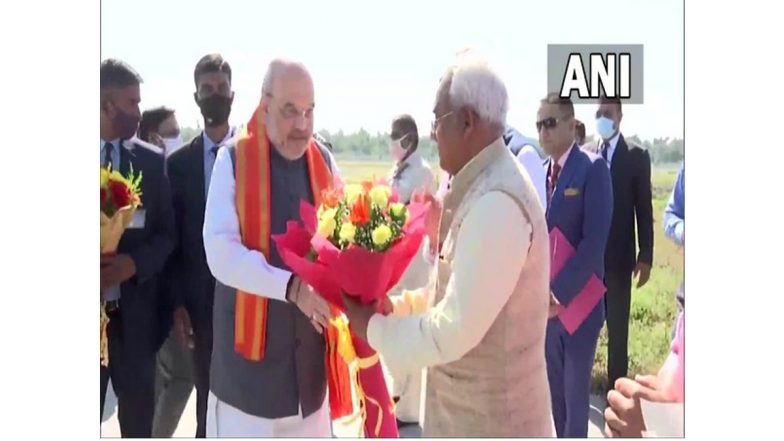 Amit Shah Arrives in Dehradun to Launch 'Ghasiyari Kalyan Yojana'