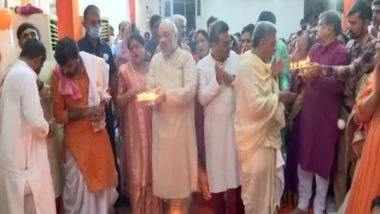 India News | Amit Shah Attends Evening Aarti at Bahuchar Mata Temple in Gandhinagar's Mansa Village