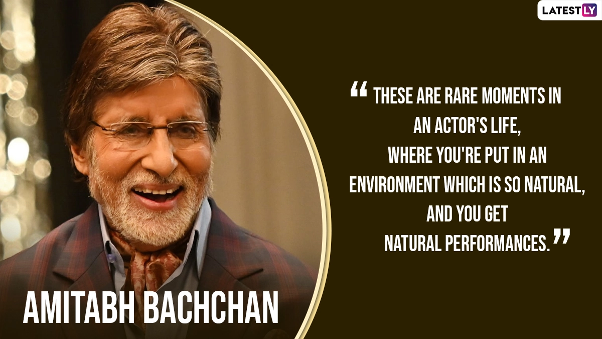 Amitabh Bachchan Birthday Special: 10 Quotes of the Legendary Actor That  Are Inspiring and Thought-Provoking! | 🎥 LatestLY, image size:1200x675