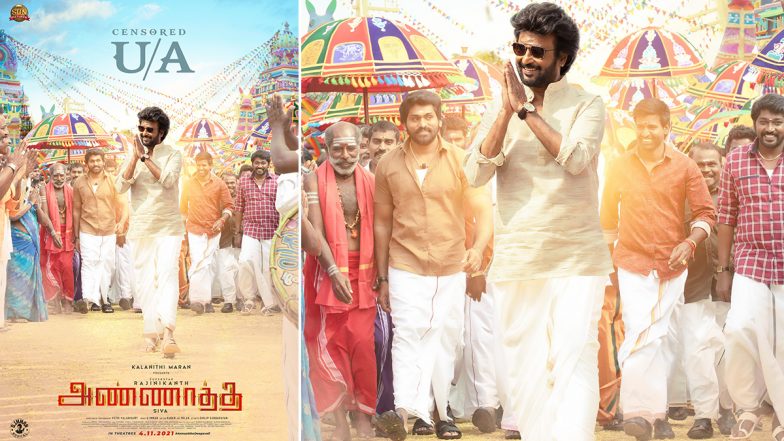 Annaatthe: Rajinikanth’s Film Censored With U/A Certificate