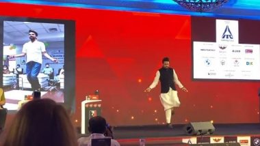 Union Minister Anurag Thakur Shows Off His Skipping Skills at India Today Conclave 2021 (Watch Video)