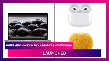 Apple Launches AirPods 3, MacBook Pro Models & HomePod Mini at Unleashed Event