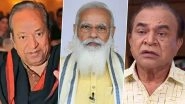 PM Narendra Modi Mourns the Death of &lsquo;Two Talented Actors&rsquo; Arvind Trivedi and Ghanashyam Nayak