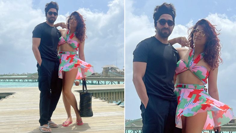 Ayushmann Khurrana and Tahira Kashyap Are Enjoying Maldives, Actor Shares Picture of Wife’s ‘Marilyn’ Moment (View Pic)