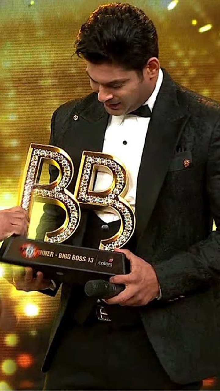 Sidharth Shukla Won Bigg Boss 13 Trophy