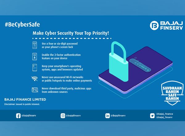 Business News | Bajaj Finance Urges Customers to Stay Safe Against Online Frauds on Electronic Platform During Festive Season